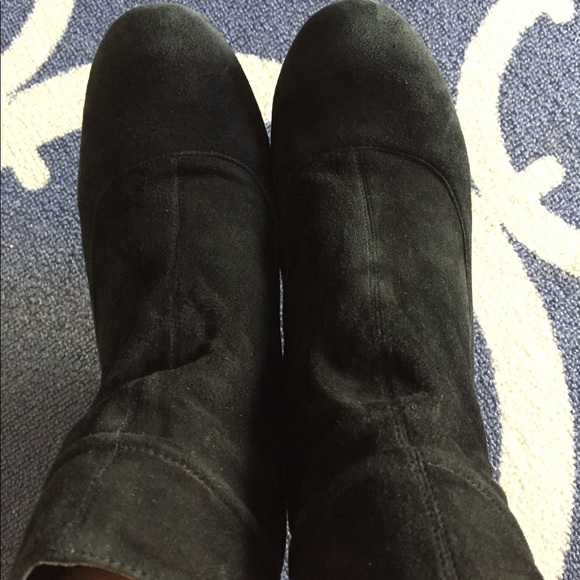 BCBG Slouch Suede Booties (S11) - Picture 5 of 8